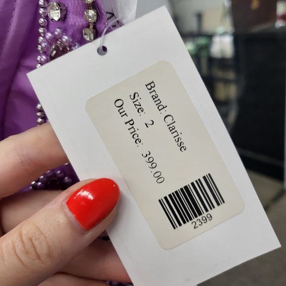 2 Piece Prom Dress by Clarisse - Picture 5 of 5